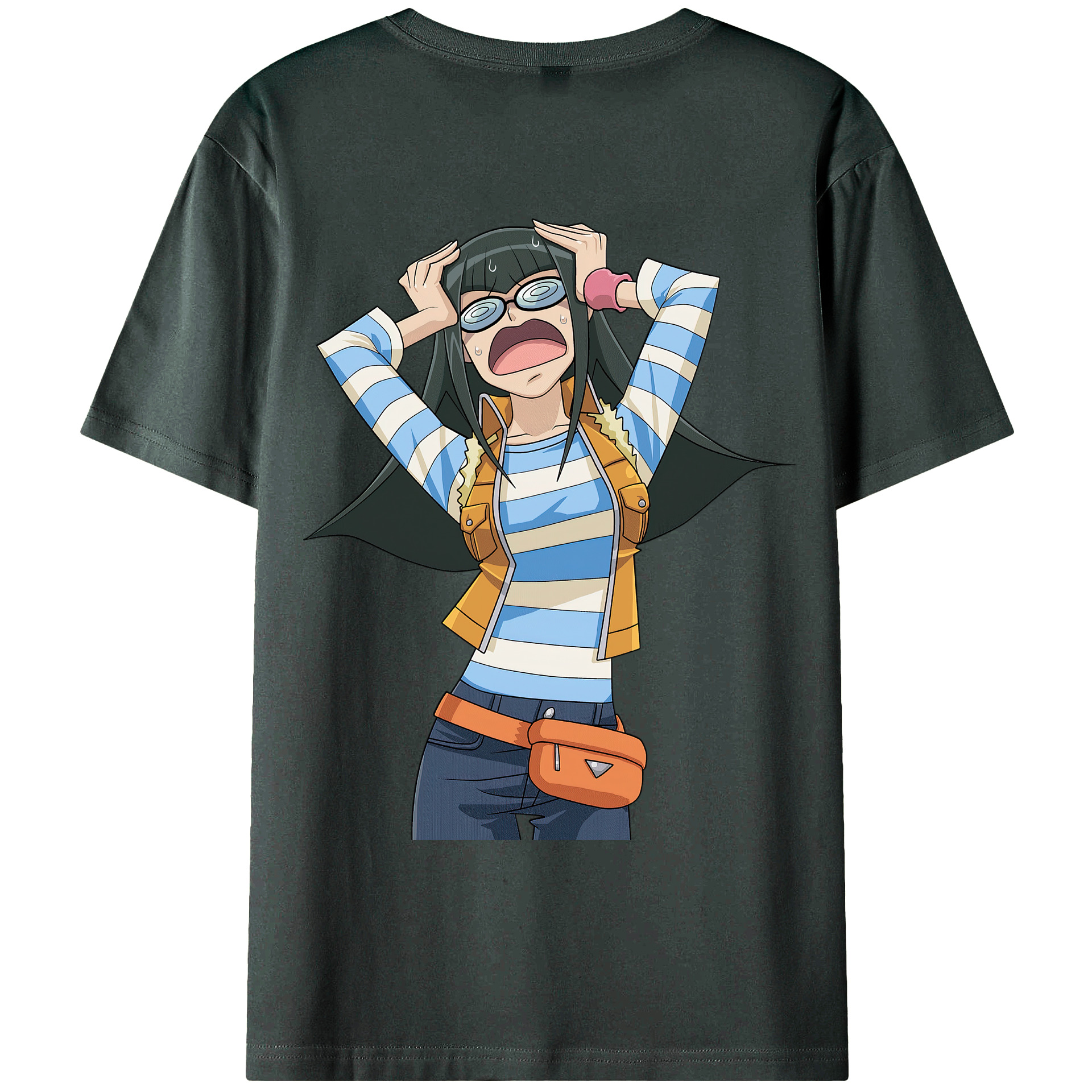 （画像用） 遊☆戯☆王 Yu-Gi-Oh! 綿100％ メンズ半袖Tシャツ（バックプリント） 通気性